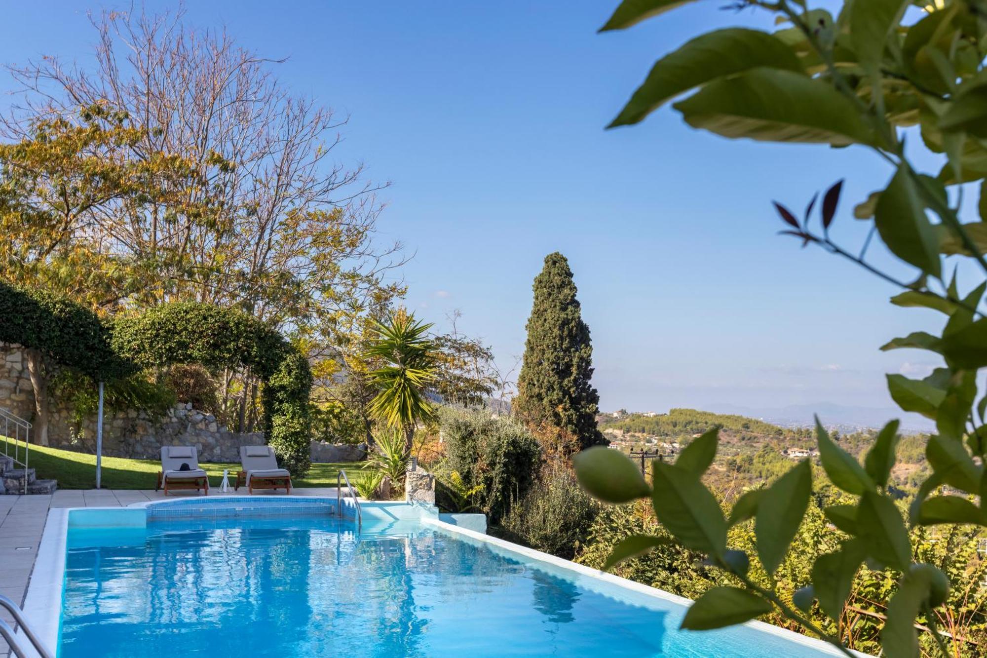 Villa Marrone Splendid Seaview Markopoulon Oropou Exterior foto